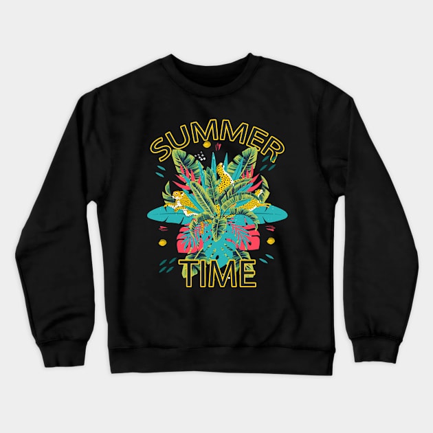 summer time Crewneck Sweatshirt by MARK ASHKENAZI